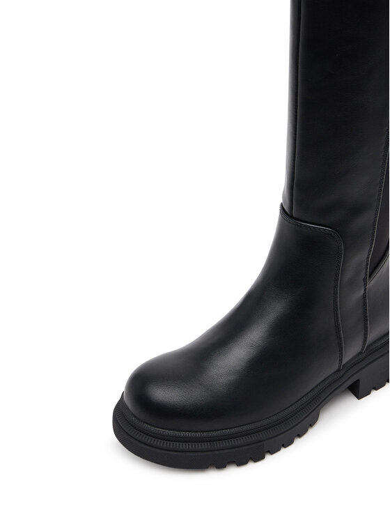 DeeZee Čižmy DeeZee CEO-CS5819-63 Čierna