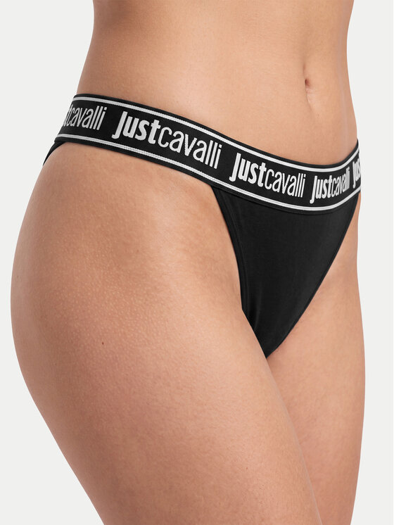 Just Cavalli Just Cavalli Conjunto de tangas 81PAJU01 CJUT2 Negro