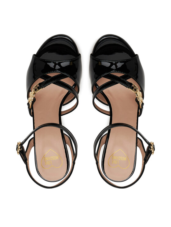 LOVE MOSCHINO Босоніжки LOVE MOSCHINO JA16089G1MIH0000 Чорний