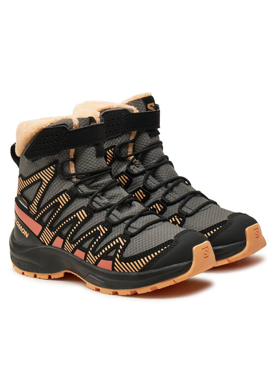 Cizme de zăpadă Salomon Xa Pro V8 Winter Cswp J L47780000 Negru