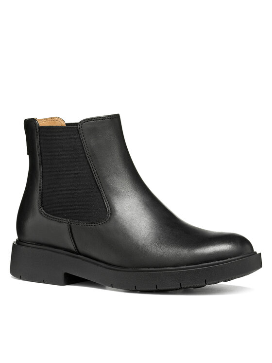 Geox Členková obuv s elastickým prvkom Geox D Spherica Ec1 B D66DKA 43 C9999 Čierna