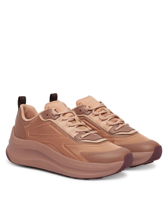 Calvin Klein Αθλητικά Calvin Klein Chunky Runner Laceup Hf Blst Ny HW0HW03111 Καφέ