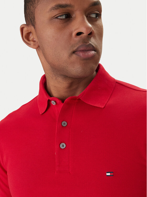 Tommy Hilfiger Tommy Hilfiger Polo 1985 MW0MW17771 Rosso Slim Fit