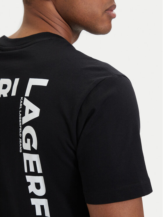 Karl Lagerfeld Jeans Karl Lagerfeld Jeans Camiseta B2M17090 Negro Relaxed Fit