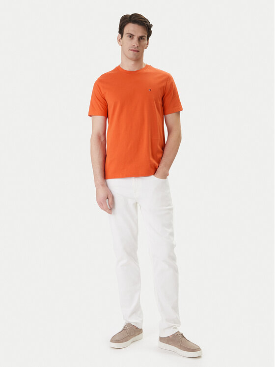 Tommy Hilfiger Tommy Hilfiger Camiseta Ess Seasonal MW0MW39995 Naranja Regular Fit