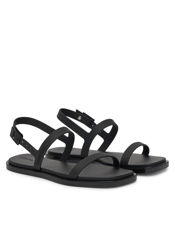 Calvin Klein Sandali Calvin Klein Sandal - Jelly HW0HW02426 Nero