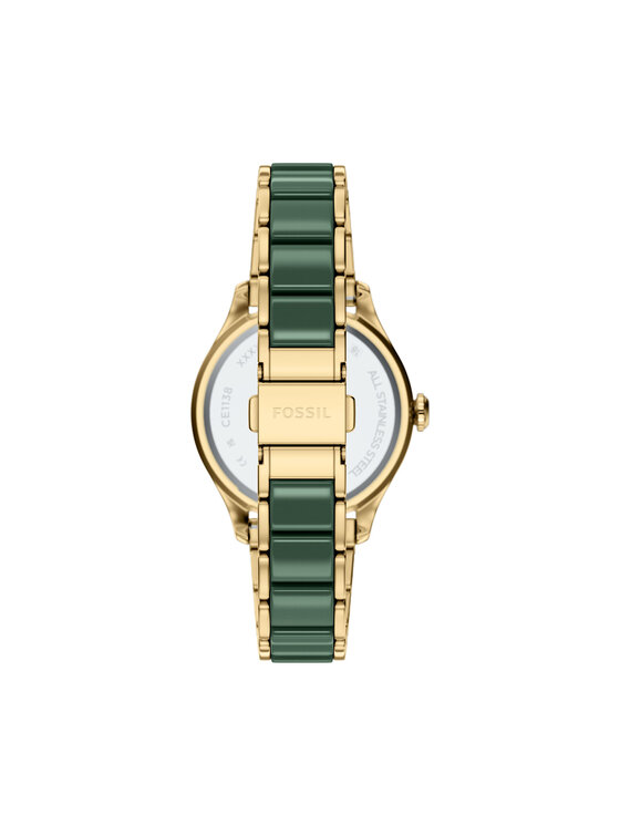 Fossil Часовник Fossil Gilmore Ceramic CE1138 Тъмнозелен