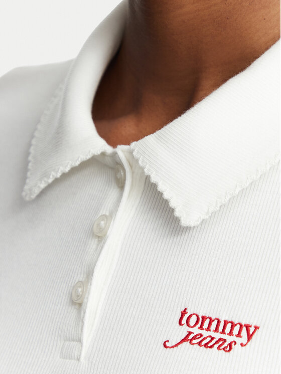 Tommy Jeans Tommy Jeans Polo DW0DW23140 Blanco Regular Fit