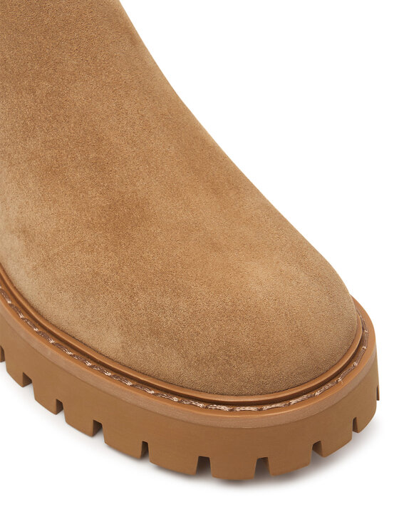 MICHAEL Michael Kors Klassische Stiefeletten MICHAEL Michael Kors Asher Flat Bootie 40F5ASFE5S Beige