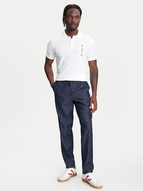 United Colors Of Benetton United Colors Of Benetton Polo 3089U302J Λευκό Regular Fit