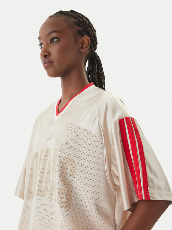 adidas adidas Majica Stadium JZ1073 Bež Loose Fit