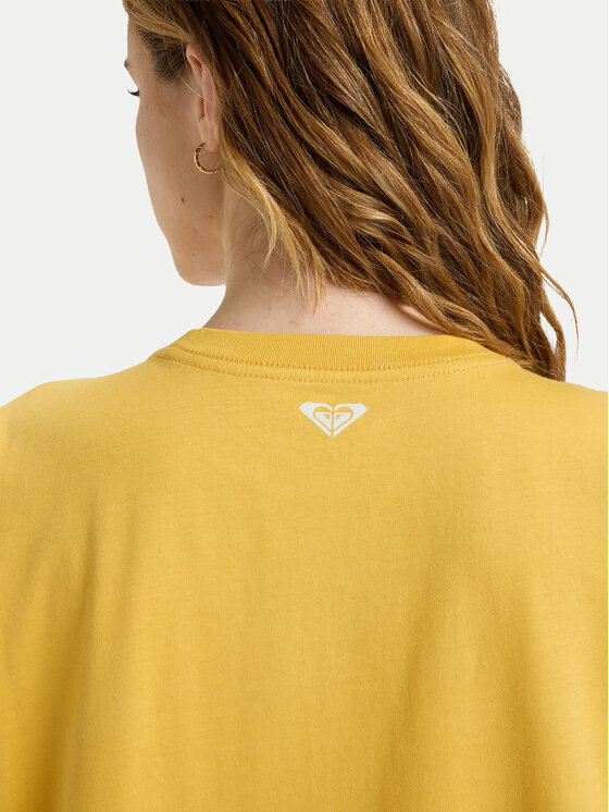 Roxy Roxy Camiseta Hangloose The Sky ERJZT06020 Amarillo Regular Fit