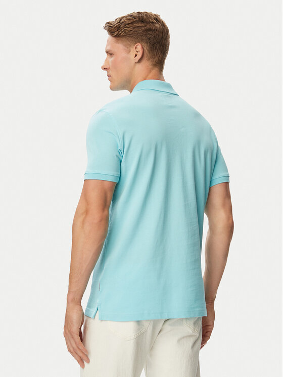 Beverly Hills Polo Club Beverly Hills Polo Club Поло P-SS26M-P42560 Бірюзовий Regular Fit