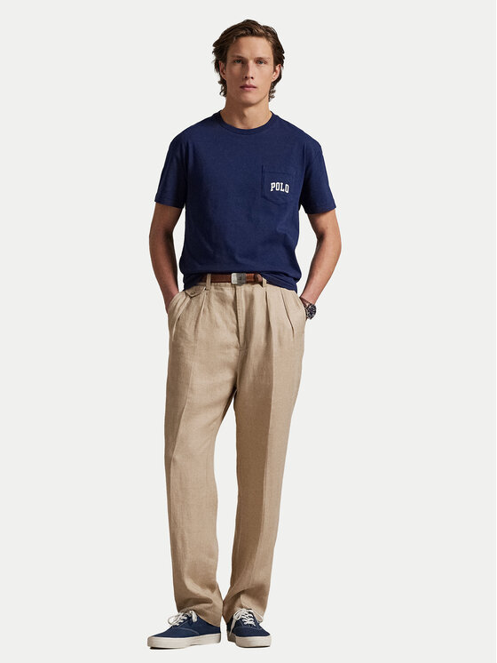 Polo Ralph Lauren Polo Ralph Lauren Футболка 710974585001 Cиній Custom Slim Fit