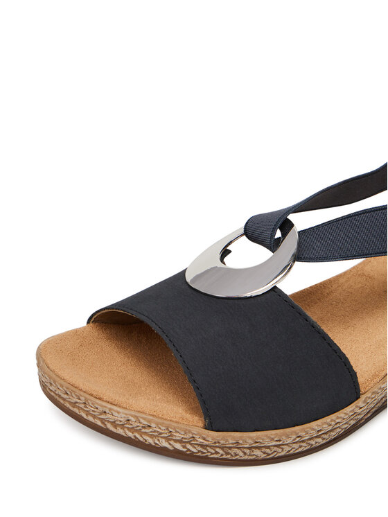 Rieker Sandali Rieker 624H6-14 Blu scuro