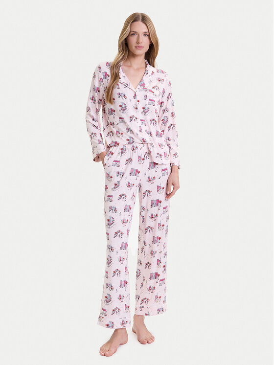 Kate Spade Kate Spade Піжама KSI82756 Рожевий Relaxed Fit