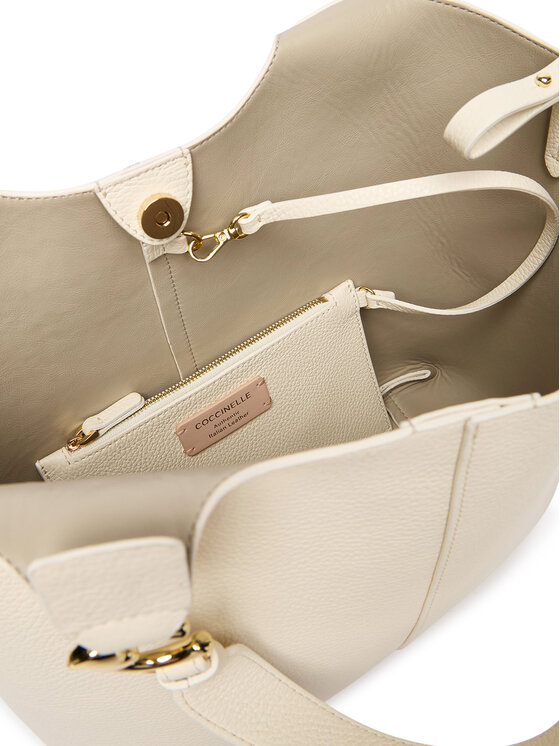 Coccinelle Bolso Coccinelle SHA Coccinelle C-Easy E1 SHA 11 02 01 Écru