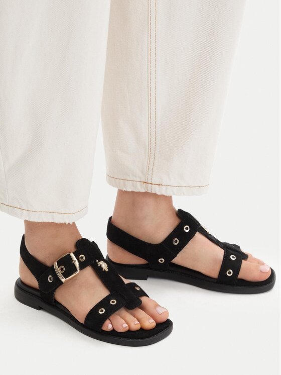 U.S. Polo Assn. Босоніжки U.S. Polo Assn. EO-ALYS001W/6S1 Чорний