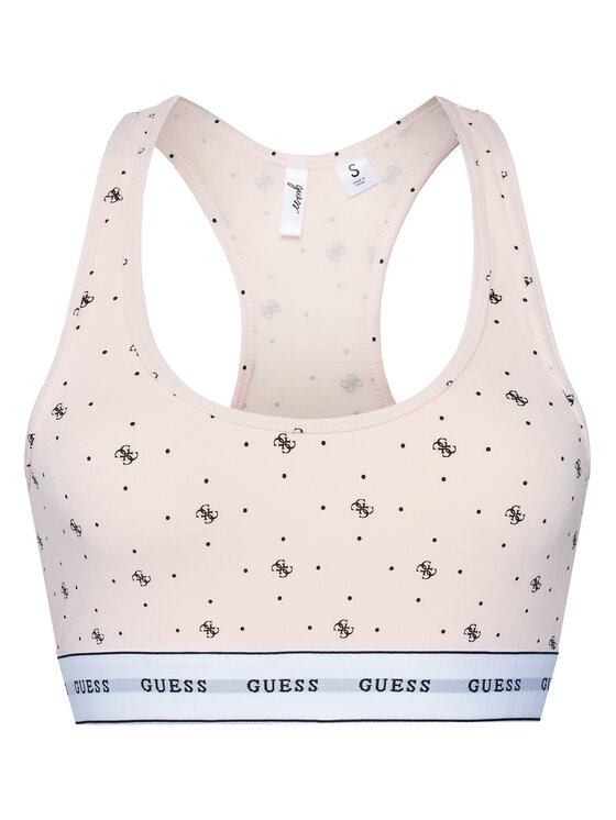 Guess Guess Бюстгальтер-топ O97C01 KBOE1 Рожевий