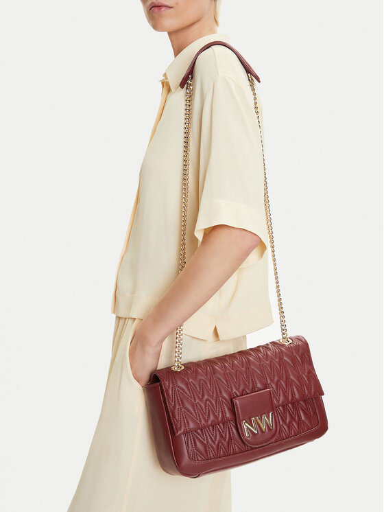Nine West Ročna torba Nine West CEO-Astoria-Allure-LX10165 Bordo rdeča