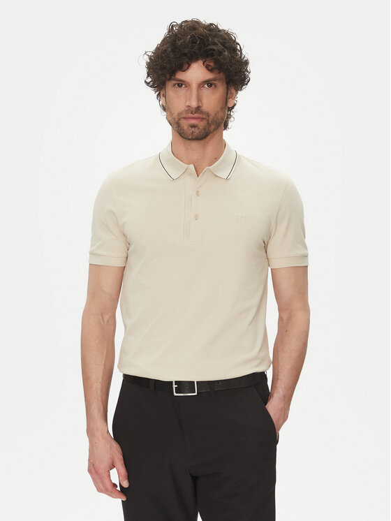 BOSS BOSS Поло Paule 4 50506195 Бежевий Slim Fit