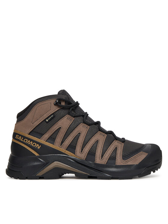 Salomon Trekingová obuv Salomon X-Adventure Recon Mid Gore-Tex L47814500 Sivá