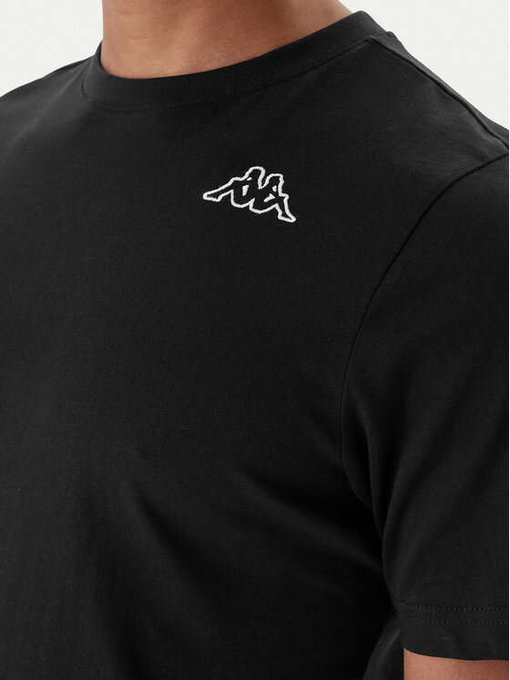 Kappa Kappa Conjunto de camisetas Logo Sylvo 322562W Negro Regular Fit