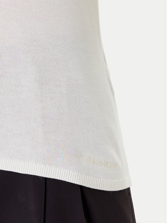 Calvin Klein Calvin Klein Polo marškinėliai LV044C341G Balta Regular Fit