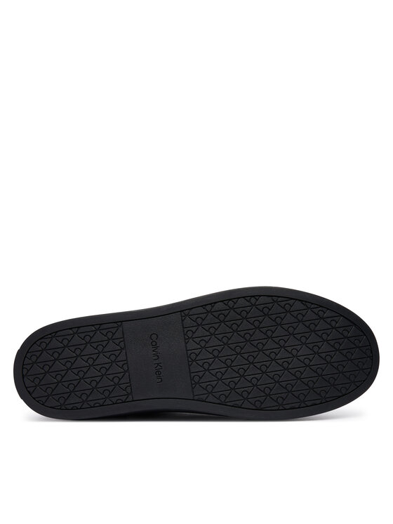 Calvin Klein Členková obuv s elastickým prvkom Calvin Klein Hybrid Clean Chelsea Wax Lth HM0HM02253 Čierna