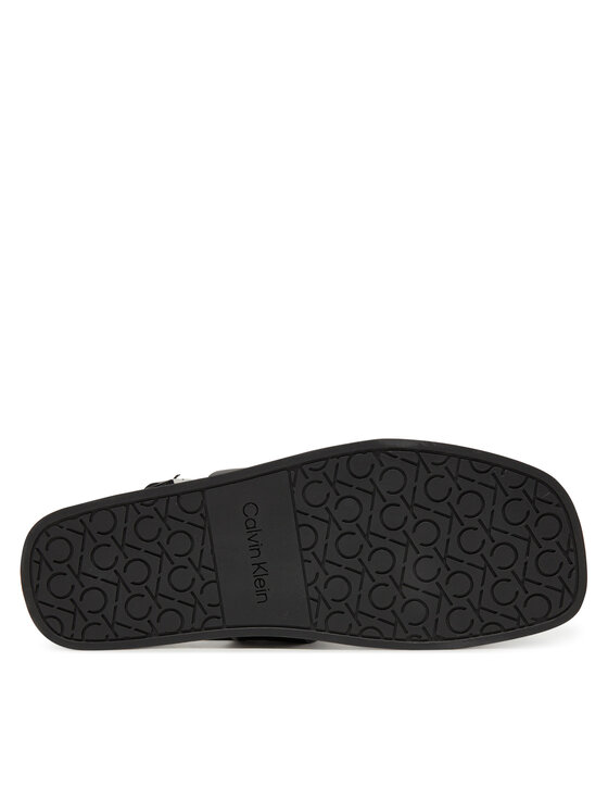 Calvin Klein Sandały Calvin Klein Back Strap W/ Buckle HM0HM01736 Czarny