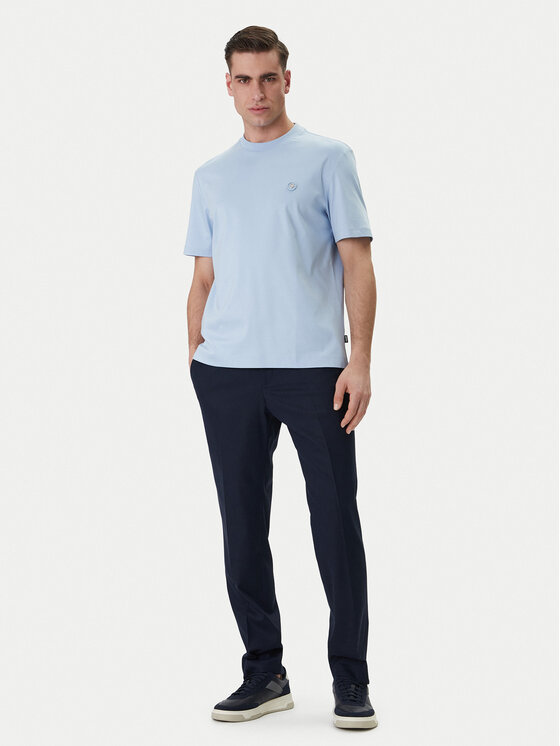 BOSS BOSS Camiseta C-Taut 01 50555844 Celeste Regular Fit