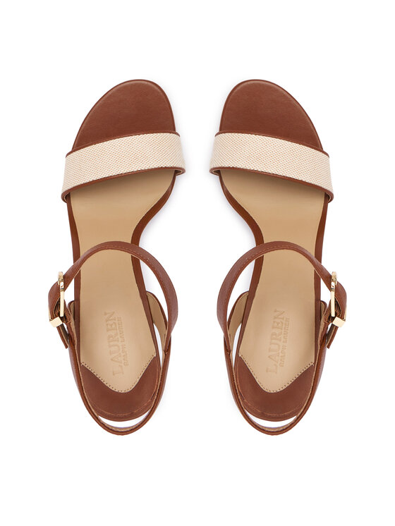 LAUREN RALPH LAUREN Sandály LAUREN RALPH LAUREN 802P10643003 Hnědá