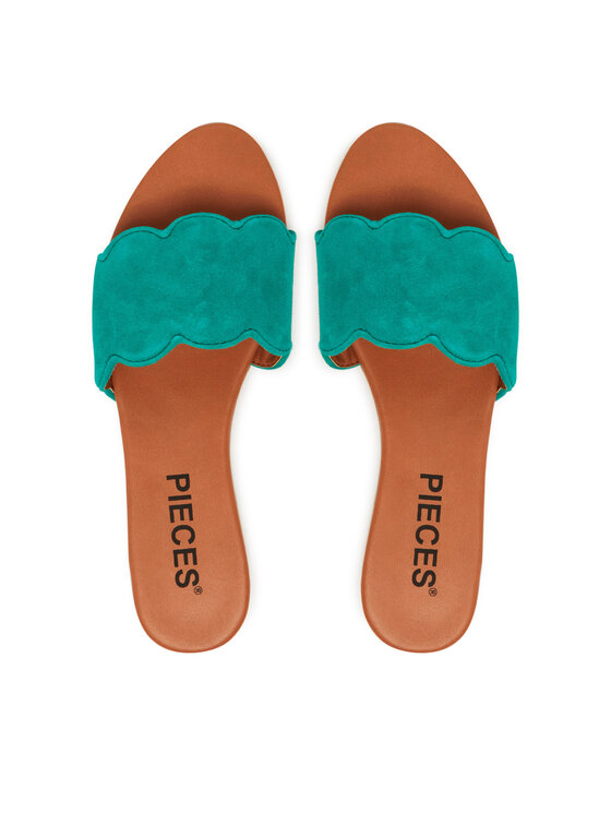 Pieces Šľapky Pieces 17156838 Zelená