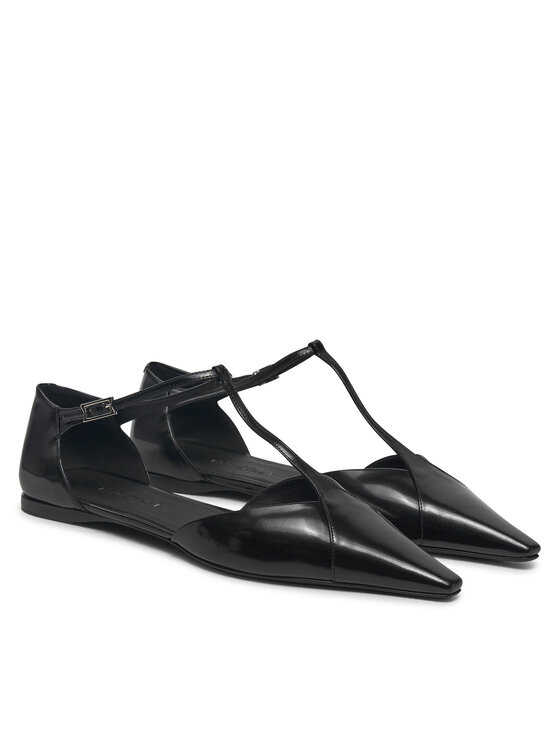 Max Mara Īsi apavi Max Mara Fsilkway 2514521271600 Melns