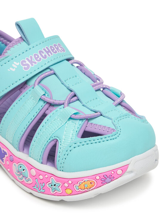 Skechers Босоніжки Skechers Play Scene Splash - Cute Crew 303162N/TQLV Голубий
