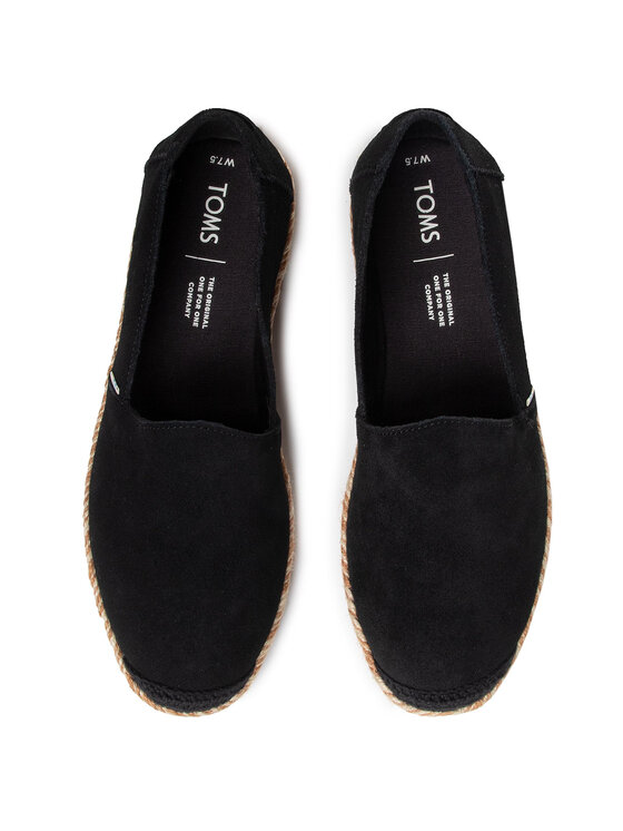 Toms Espadrilky Toms Pismo 10015015 Černá