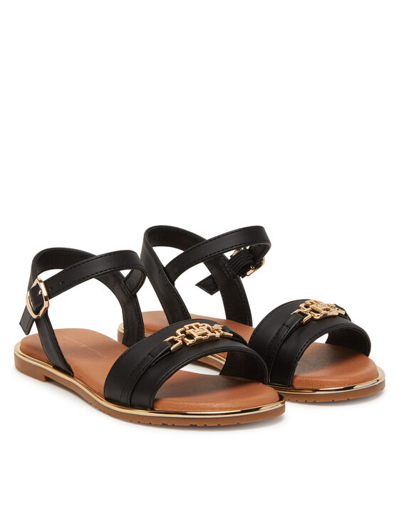 Tommy Hilfiger Sandále Tommy Hilfiger T3A2-33778-0326 M Čierna