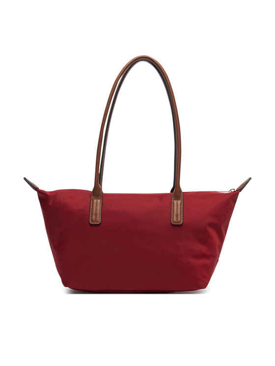 Tommy Hilfiger Kabelka Tommy Hilfiger Popette East West Tote AW0AW19211 Červená