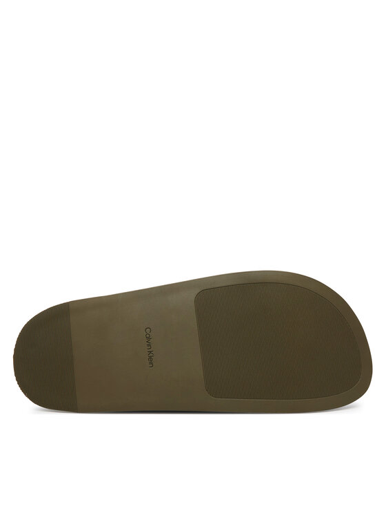 Calvin Klein Чехли Calvin Klein City Sandal Buckle Suede HW0HW03130 Зелен