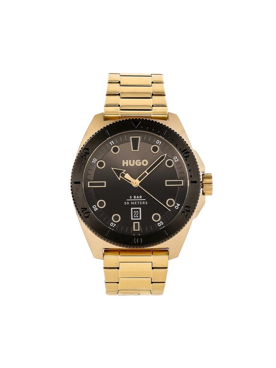 HUGO Hodinky Hugo 1530304 Zlatá