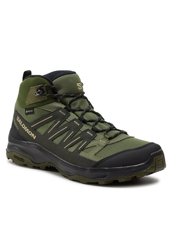 Salomon Trekking čevlji Salomon Grivola Mid Gore-Tex L47606400 Zelena