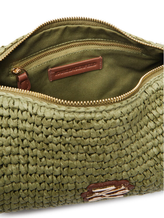 KARL LAGERFELD Ročna torba KARL LAGERFELD B1W46072 Zelena