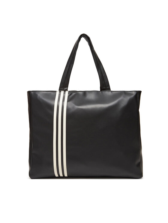 adidas Τσάντα adidas Polyurethane Shopper Outline Trefoil JC6000 Μαύρο