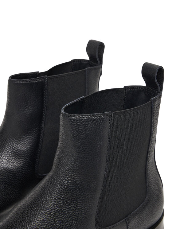 BOSS Kotníková obuv s elastickým prvkem BOSS Tayil 50552541 Černá