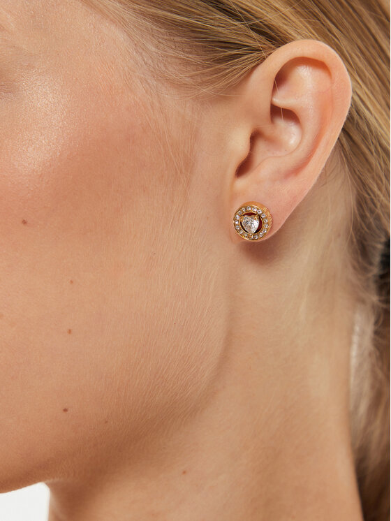 Guess Náušnice Guess JUBE04 669JW Zlatá