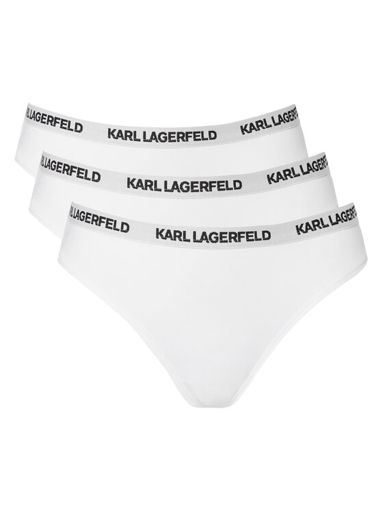 KARL LAGERFELD KARL LAGERFELD Conjunto de tangas B1W47031 Blanco