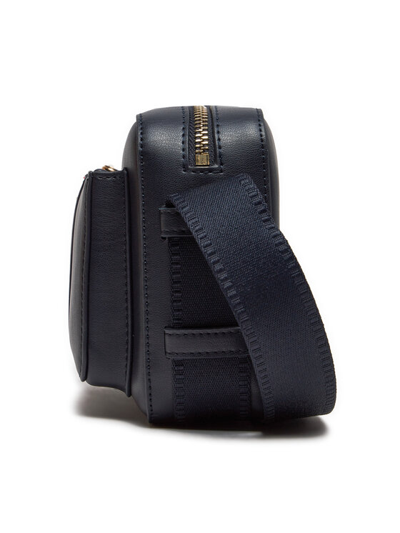 Tommy Hilfiger Kabelka Tommy Hilfiger Iconic Tommy Camera Bag Corp AW0AW16106 Tmavomodrá