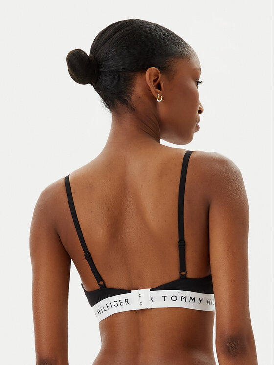 Tommy Hilfiger Tommy Hilfiger Reggiseno Bralette UW0UW06040 Nero