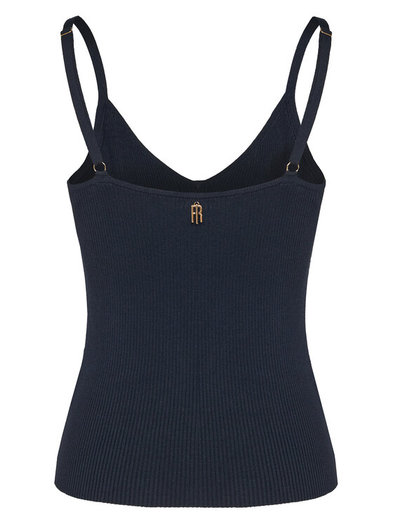 Fracomina Fracomina Топ FR25ST4006K410J9 Cиній Slim Fit