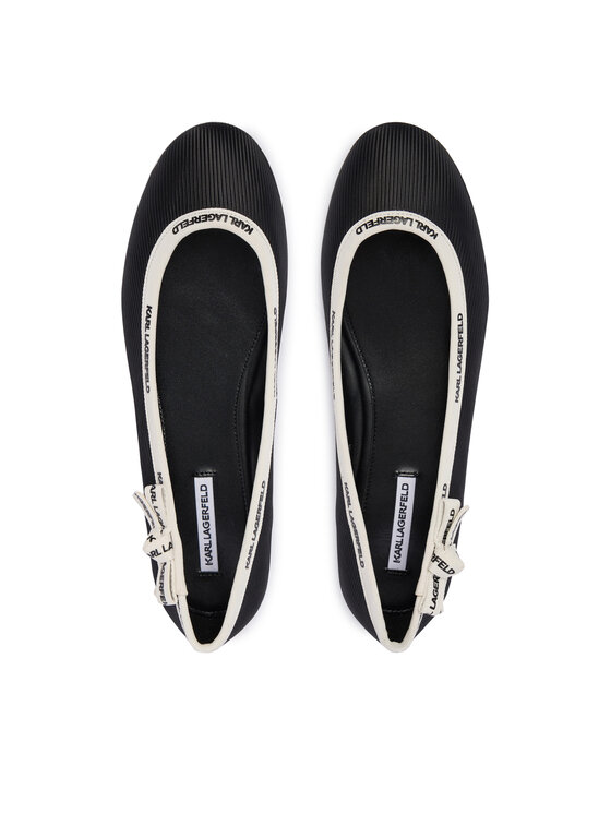 KARL LAGERFELD Балетки KARL LAGERFELD Karo KL40129 Чорний